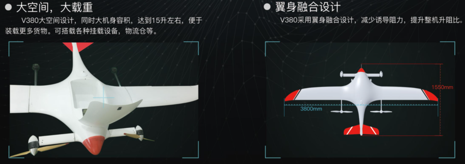 智航 V380 大容积大载重多功能无人机