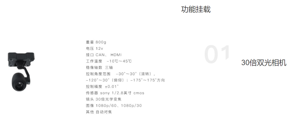 智航 凌云IIS-安防版 长航时六旋翼无人机