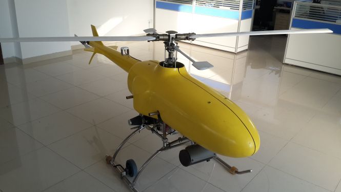 白鹰AG-120型农药喷洒无人直升机