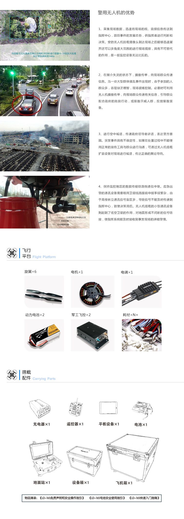 凯兰航空KL-G620公安反恐无人机