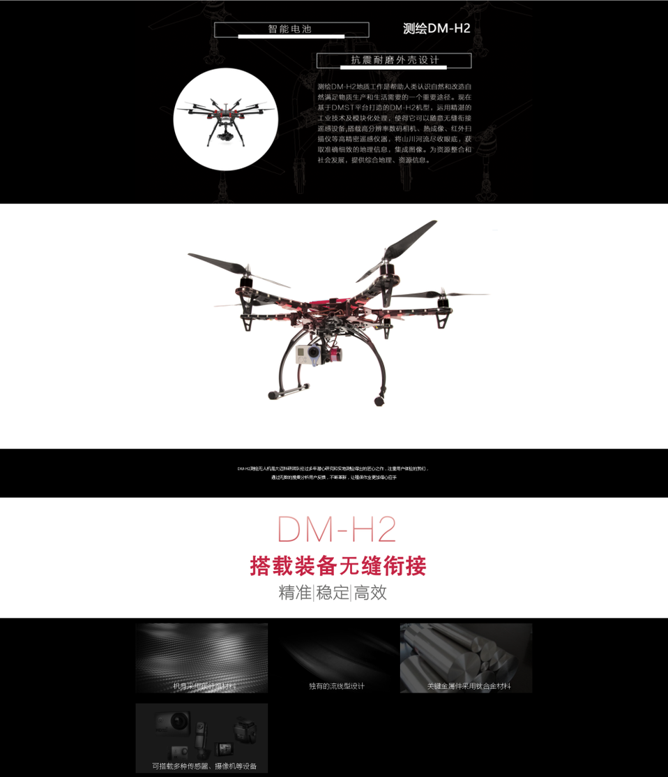 大迈智能测绘无人机DM-H2