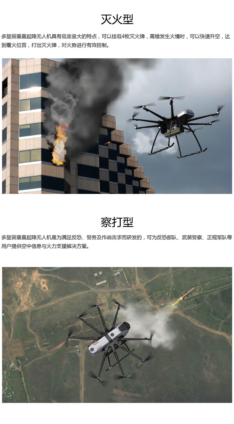 旋飞航空A HAWK Ⅰ电动垂直起降八旋翼无人机