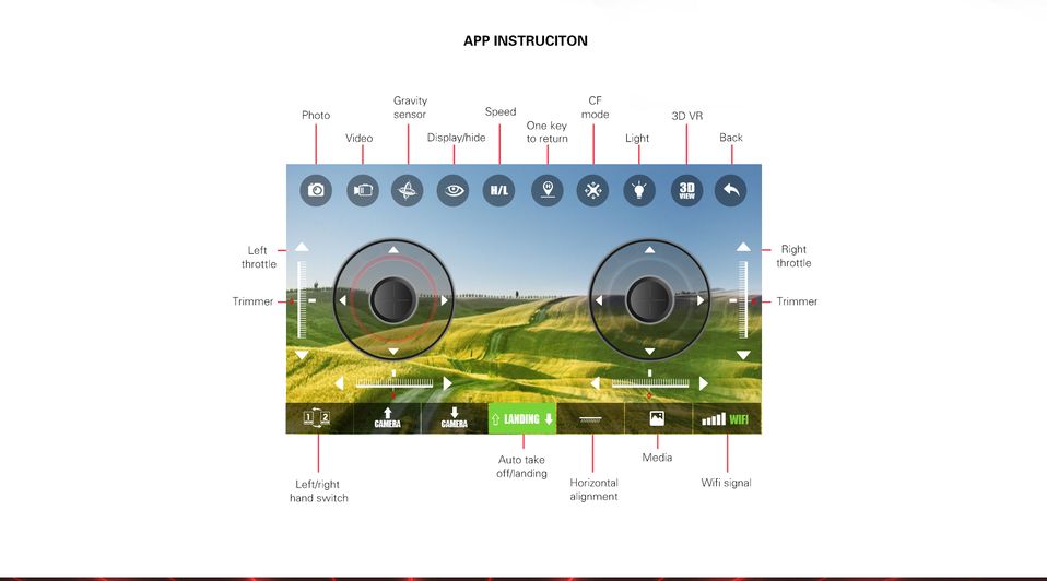 K130 APP版6轴GYRO四轴飞行器