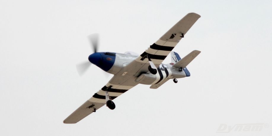 Dynam mini P-51D迪乐美 0.76米泡沫飞机