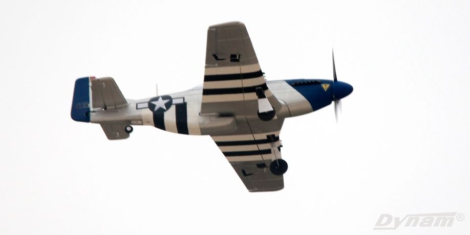 Dynam mini P-51D迪乐美 0.76米泡沫飞机