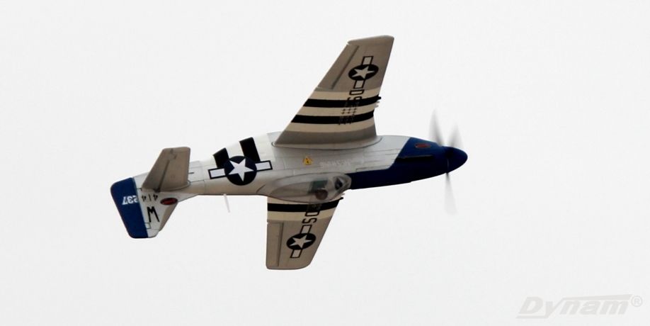 Dynam mini P-51D迪乐美 0.76米泡沫飞机