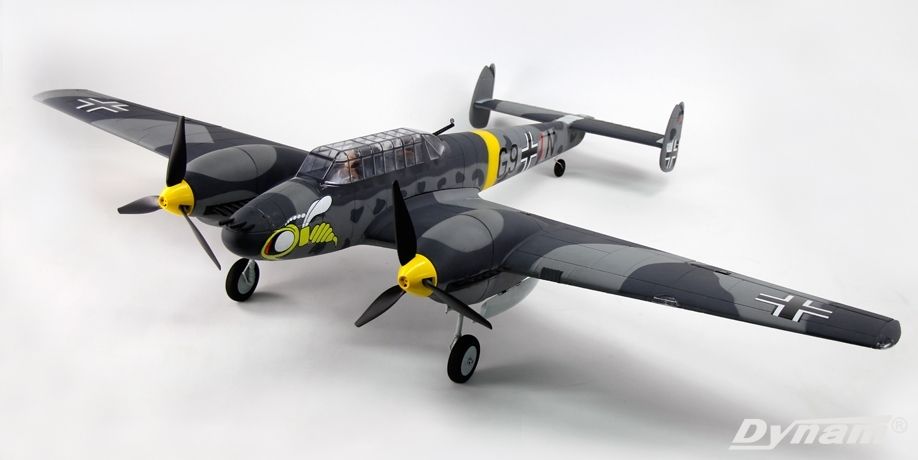 Messerschmitt BF-110梅塞施米特式BF-110 V2 迪乐美1.5米飞机