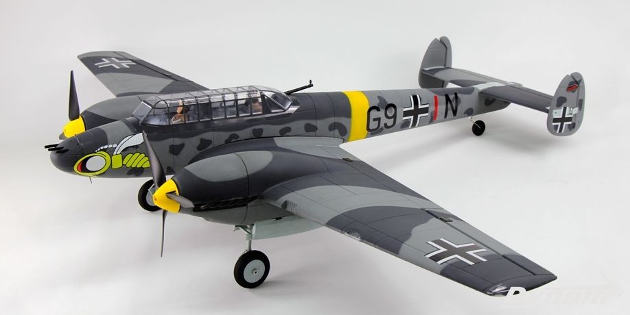 Messerschmitt BF-110梅塞施米特式BF-110 V2 迪乐美1.5米飞机