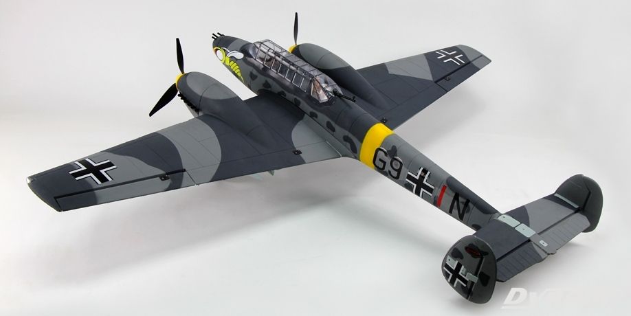 Messerschmitt BF-110梅塞施米特式BF-110 V2 迪乐美1.5米飞机