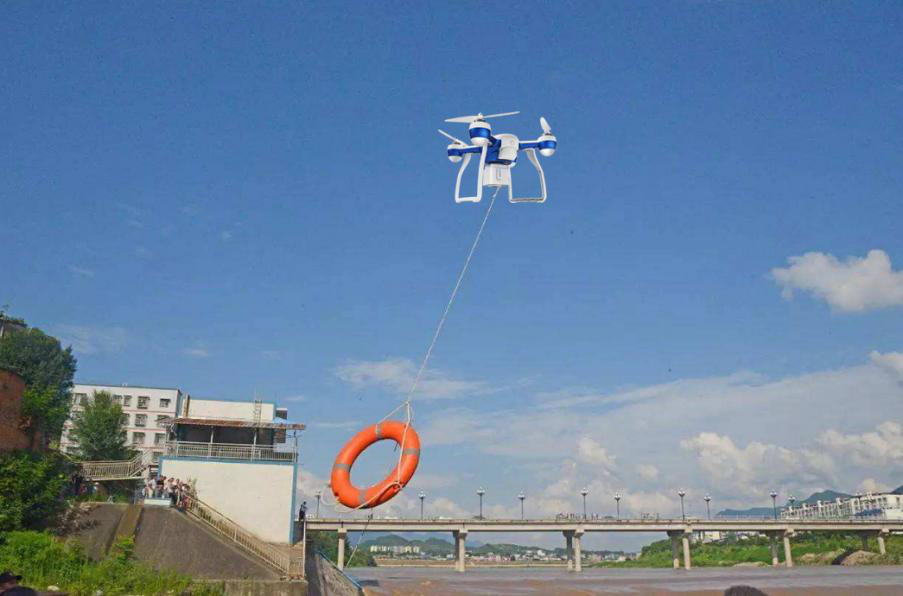 极客桥系留滞空救援无人机系统