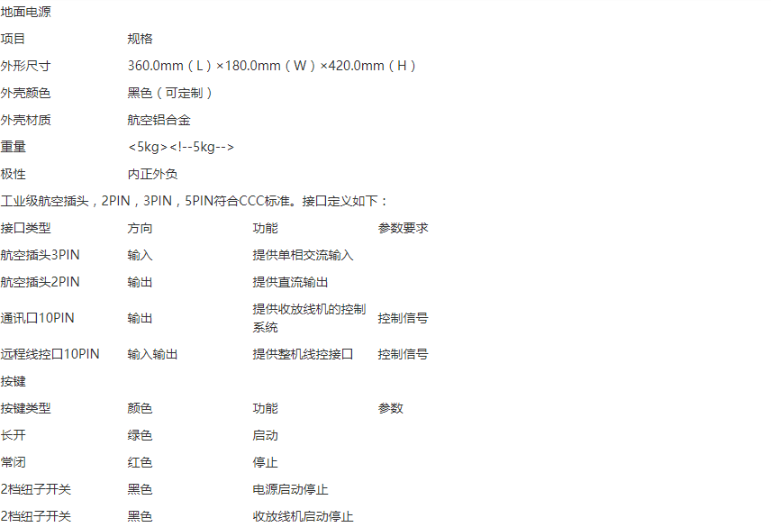 启飞应用系留无人机系统