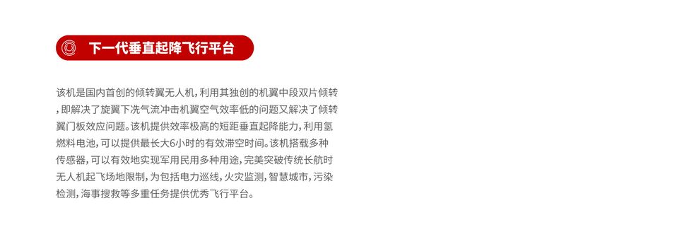 周视经纬 新型倾转翼无人机