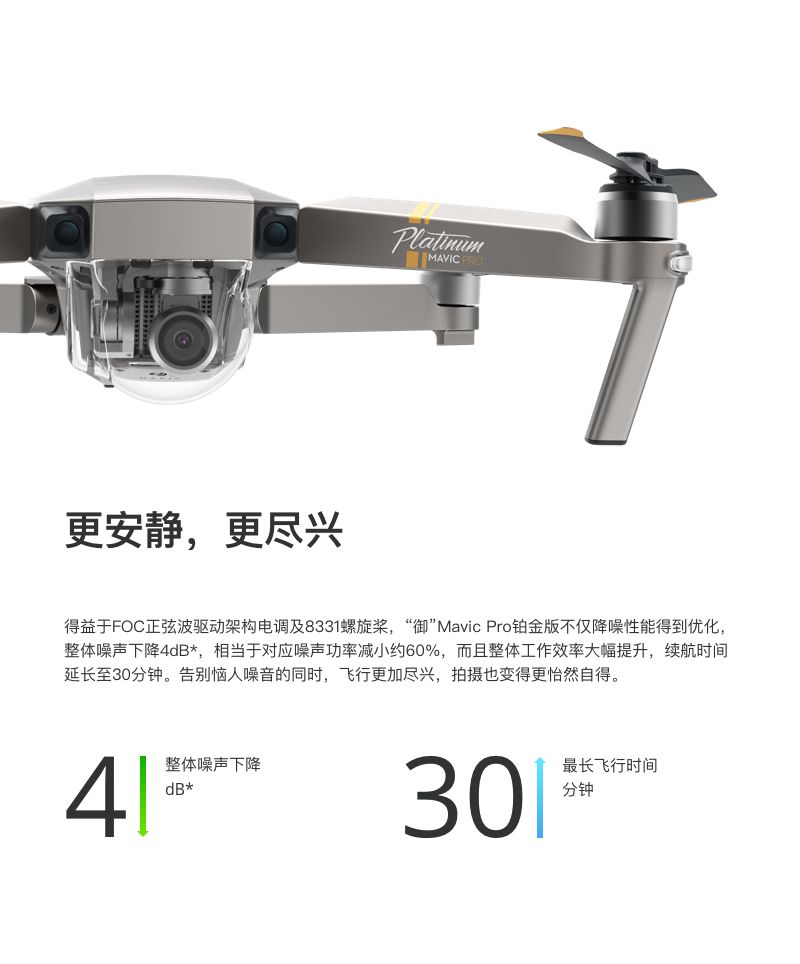 大疆DJI"御" MAVIC PRO 铂金版