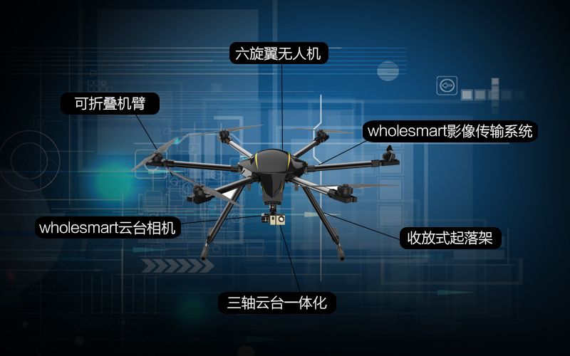 世寰无人机WS-X6-900