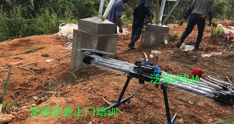 泛驾智能 八旋翼电力架线无人机