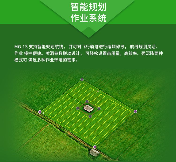 DJI大疆MG-1S智能农业植保机农药机八轴多旋翼喷洒无人机